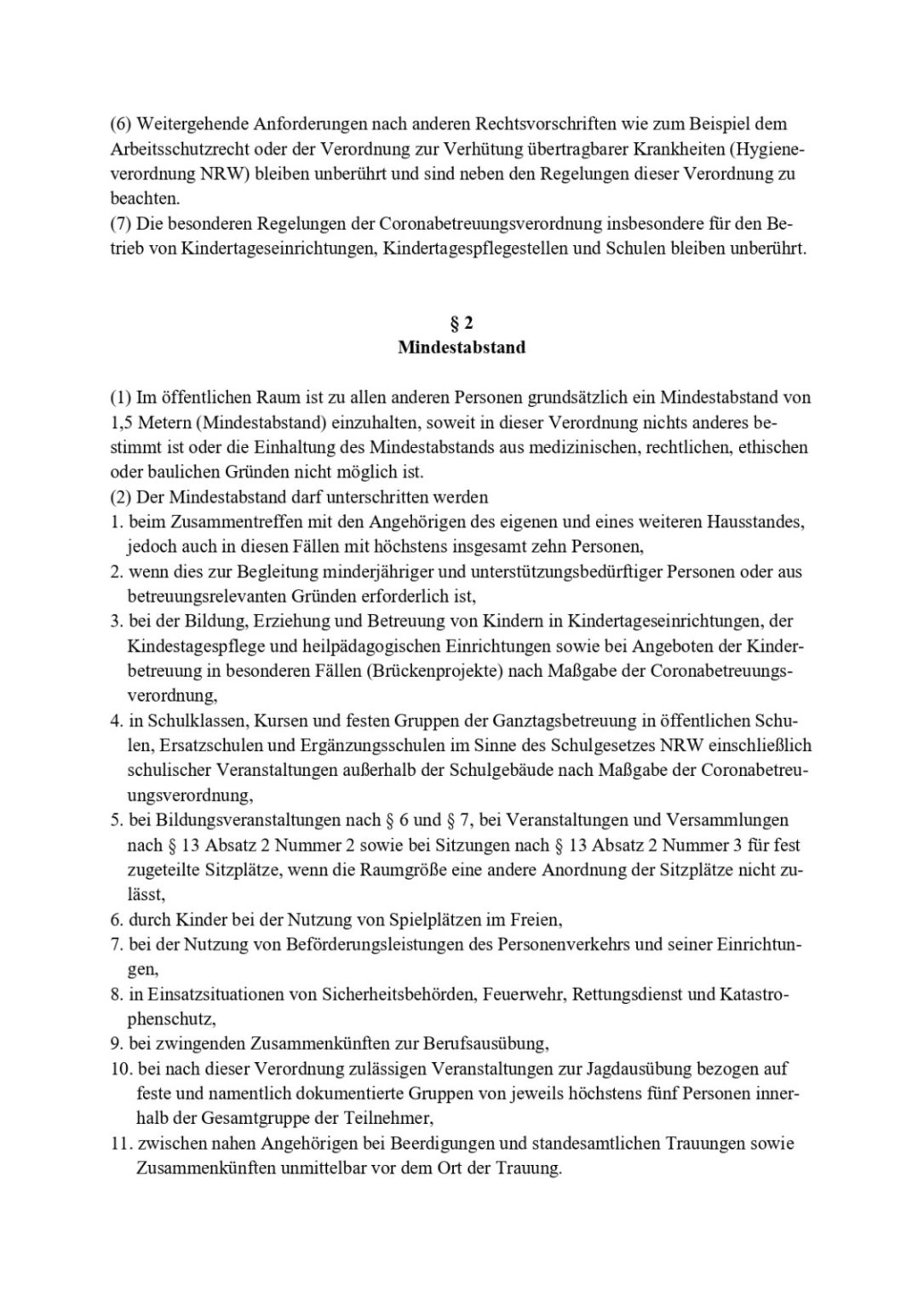 Corona-Regeln im November 2020 für Nordrhein-Westfalen